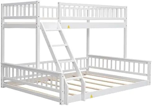 Twin-XL Over Queen Bunk Bed