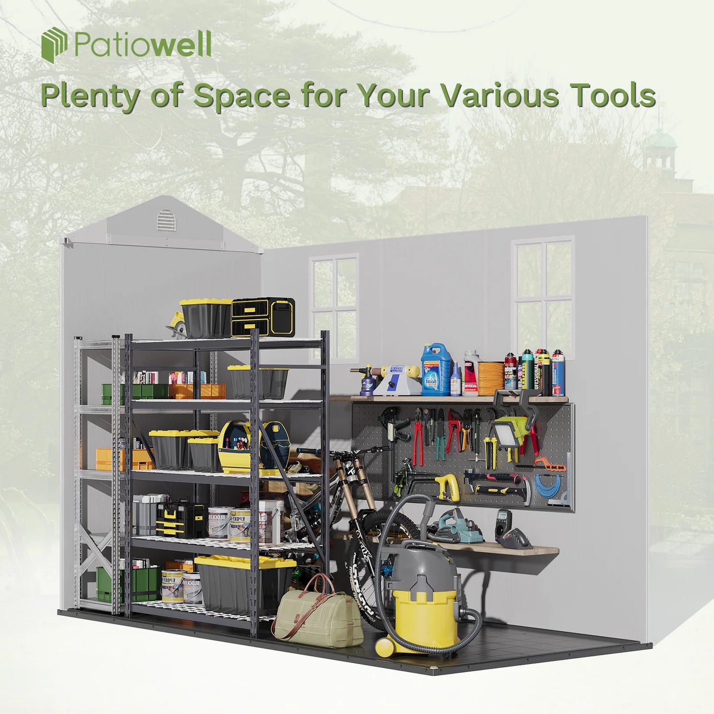 Plastic Outdoor Storage Shed