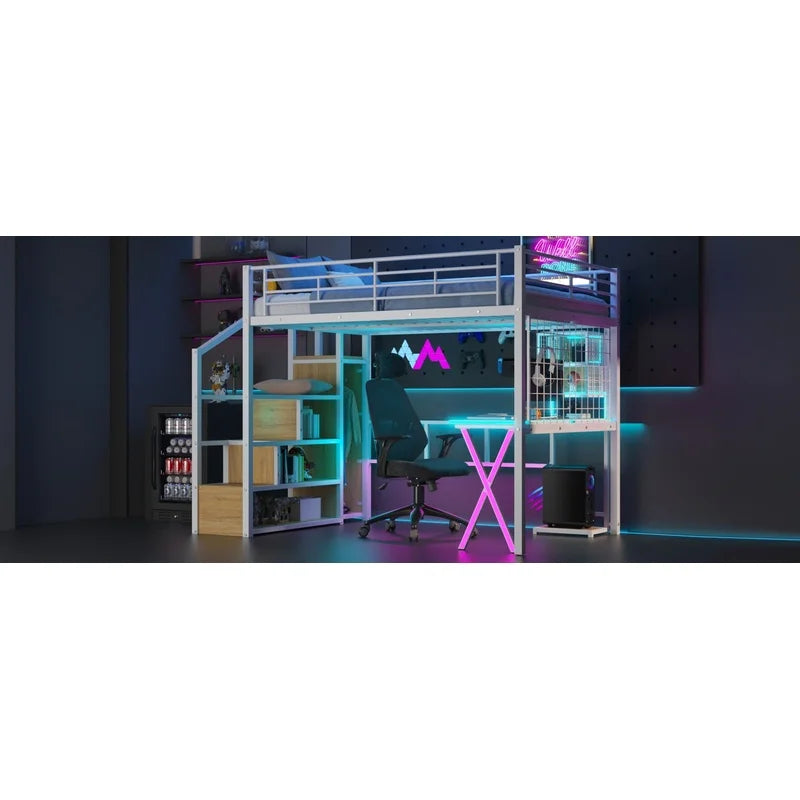 Loft Bed with Desk