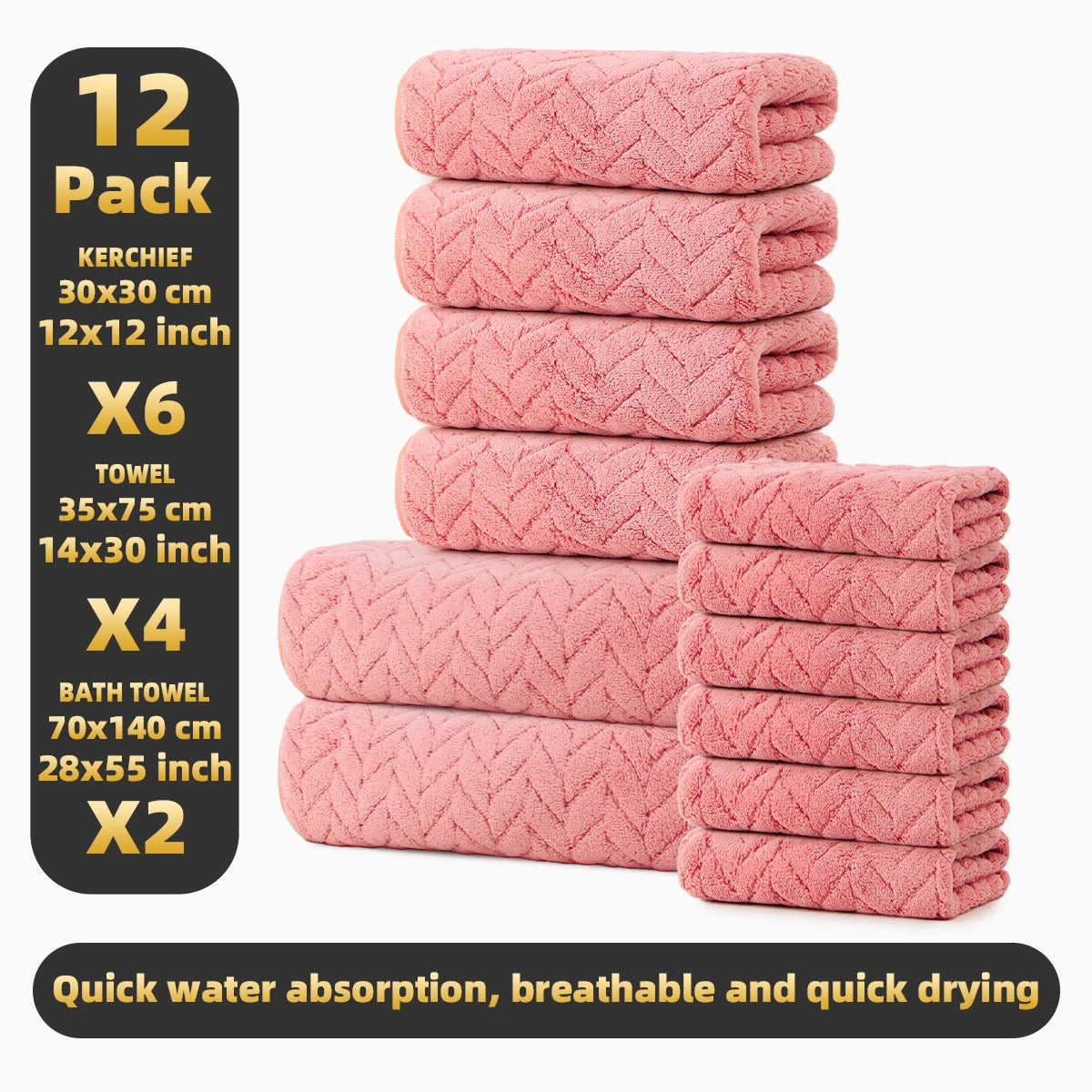 12‑Piece Towel Set