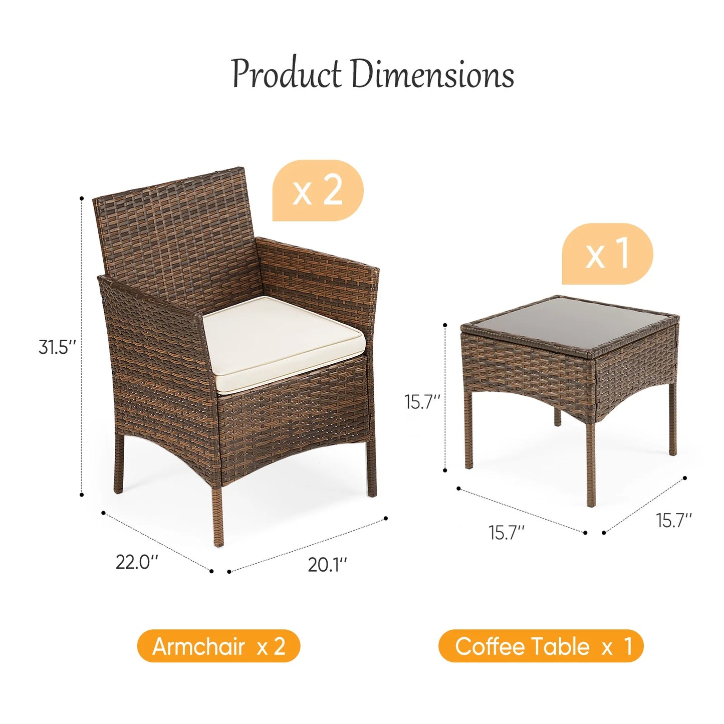 Outdoor Patio Furniture Set