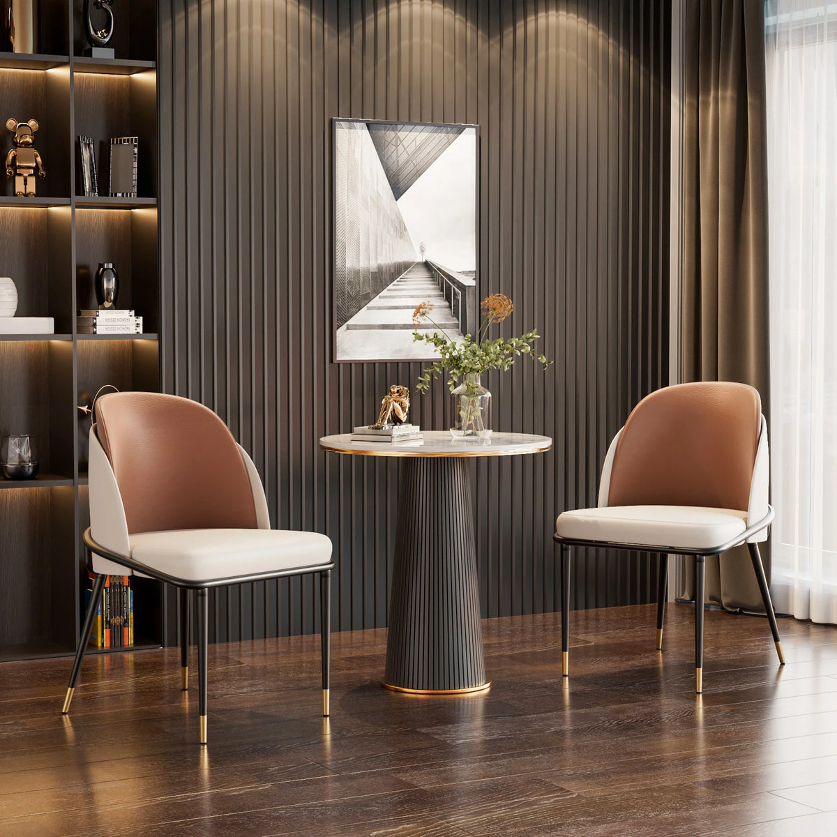 Faux Leather Dining Chairs
