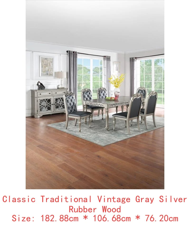 Formal Dining Table with 2 Leaves