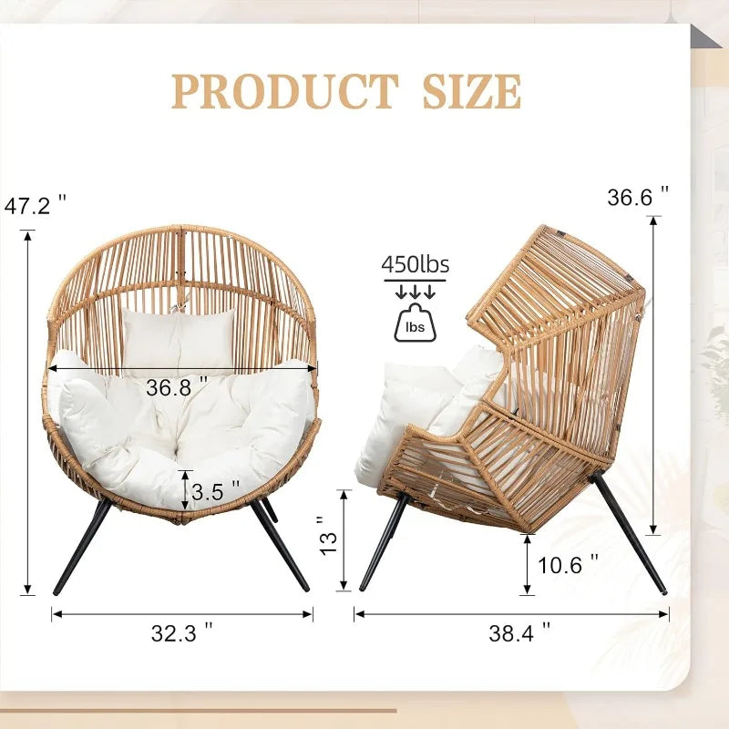 Outdoor Wicker Egg Chair