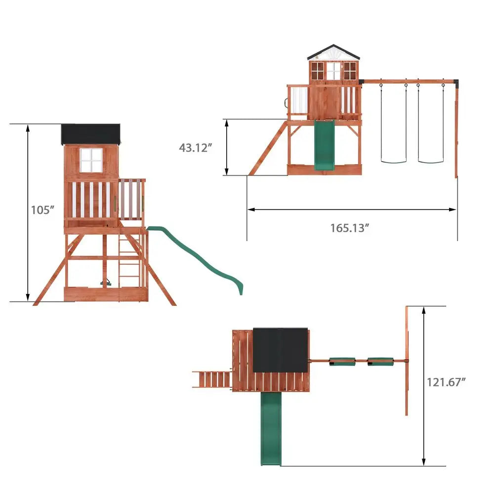 ,8 in 1 Outdoor Playset