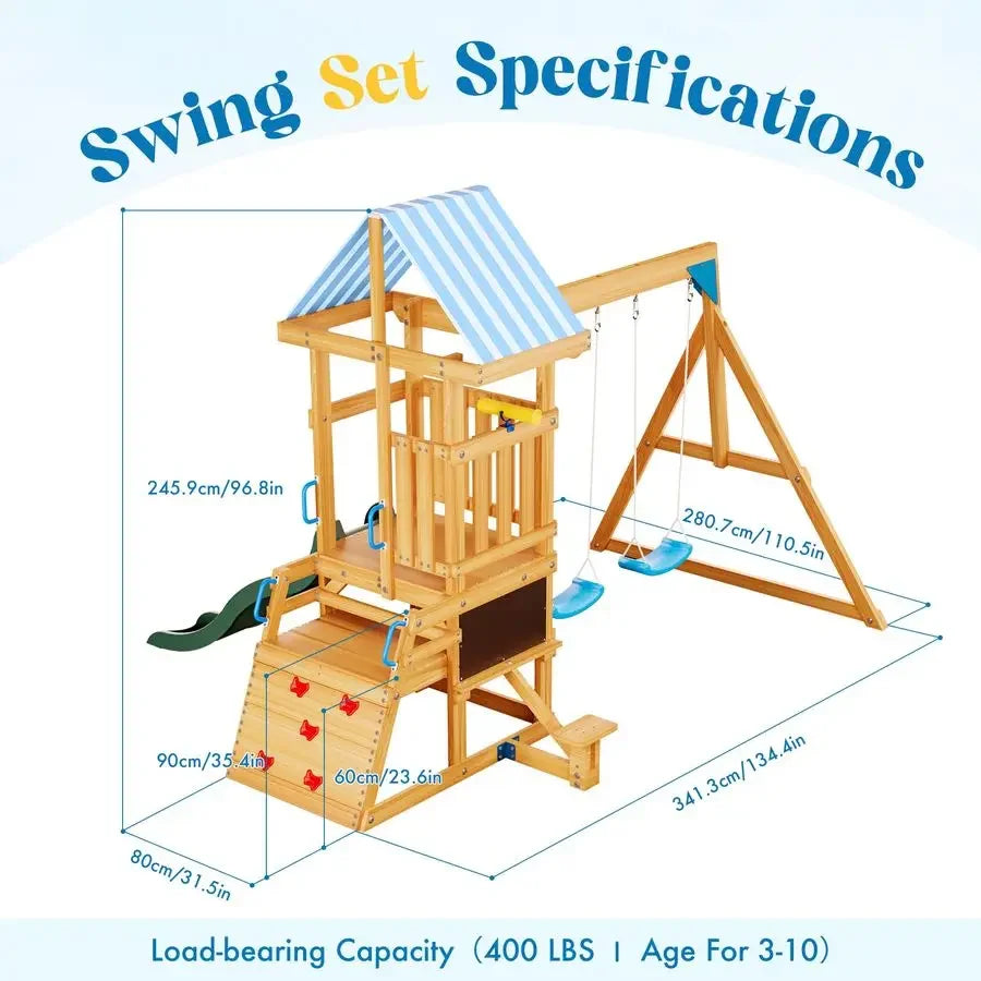 Wooden Swing Set