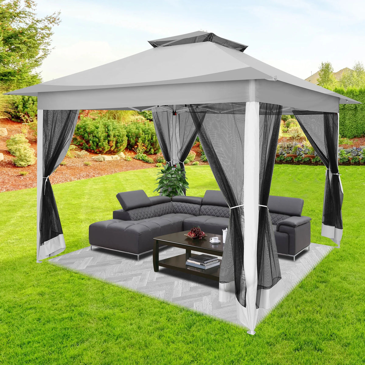 12x12ft Pop Up Gazebo Canopy Tent