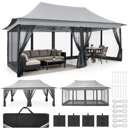 10x20ft Pop Up Gazebo Pavilion