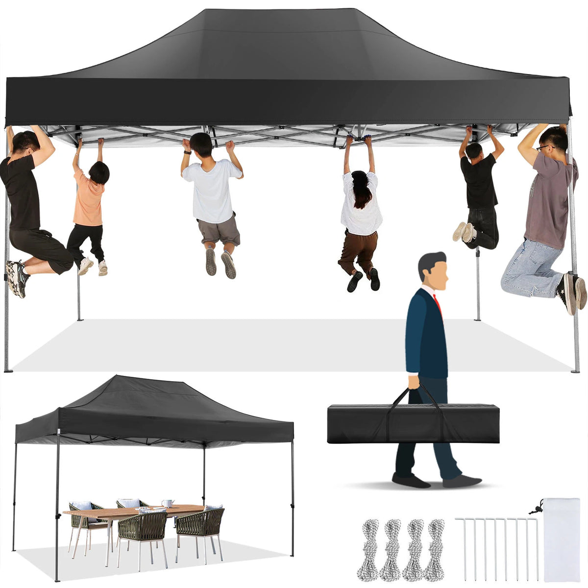 10'x15' Commercial Grade Pop Up Canopy