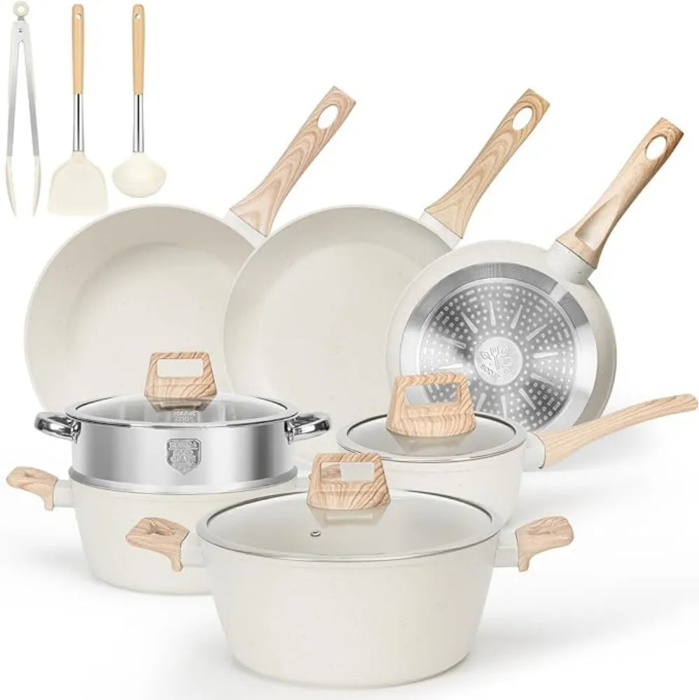 13 Piece Non Stick Ceramic  Cooking Set
