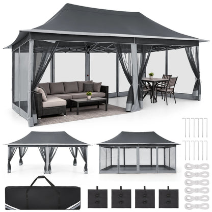 10x20ft Pop Up Gazebo Pavilion