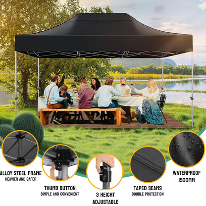 10'x15' Commercial Grade Pop Up Canopy