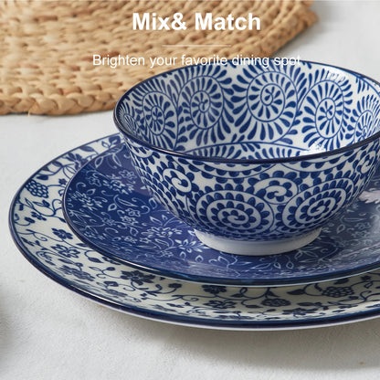 12pcs, Dish Set for 4