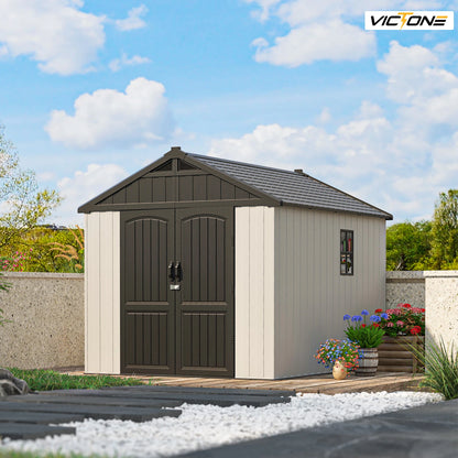 8' X 10' Plastic Outdoor Storage Shed