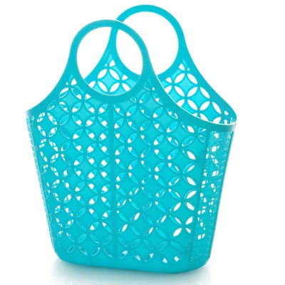 Plastic hand basket
