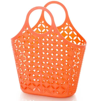 Plastic hand basket