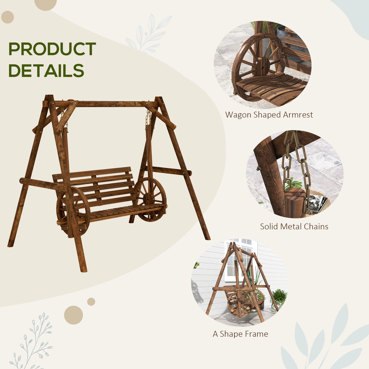 2 Seat Porch Swing