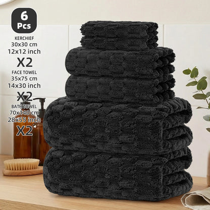 6-Piece Bath Towel Set