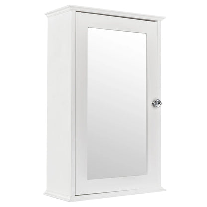 Single Door Mirrored Cabinet Shelf
