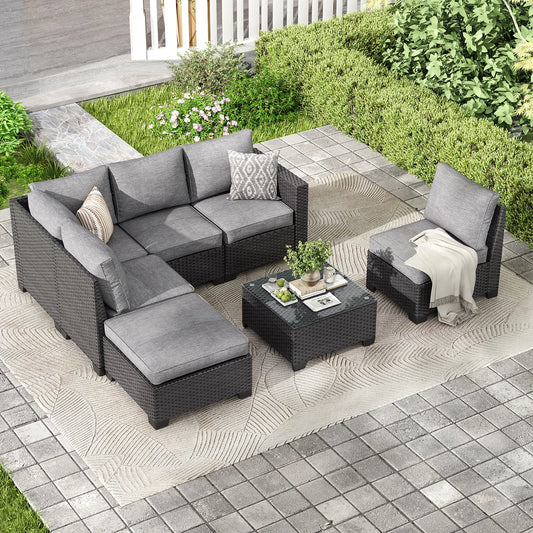 Patio Sectional Sofa Set