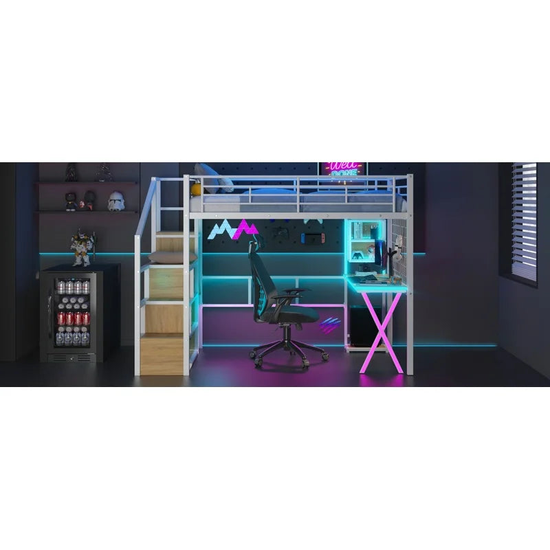 Loft Bed with Desk