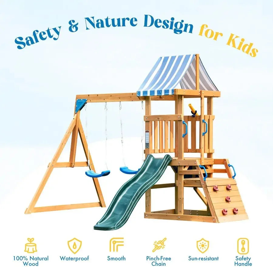 Wooden Swing Set