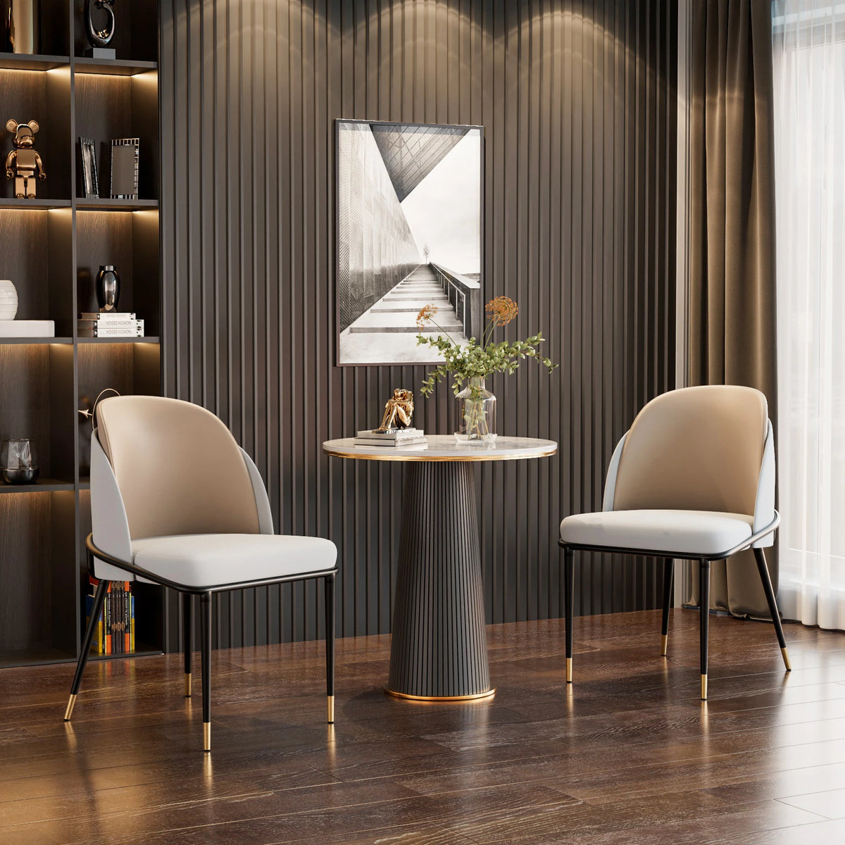 Faux Leather Dining Chairs
