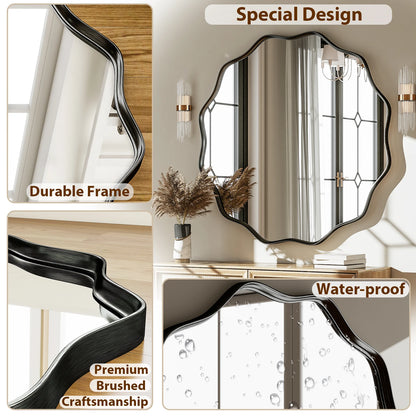 Decorative Wall Mirror with Deep Frame