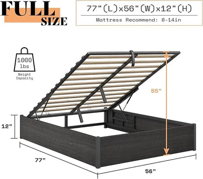 Lift-Up Bed with Storage