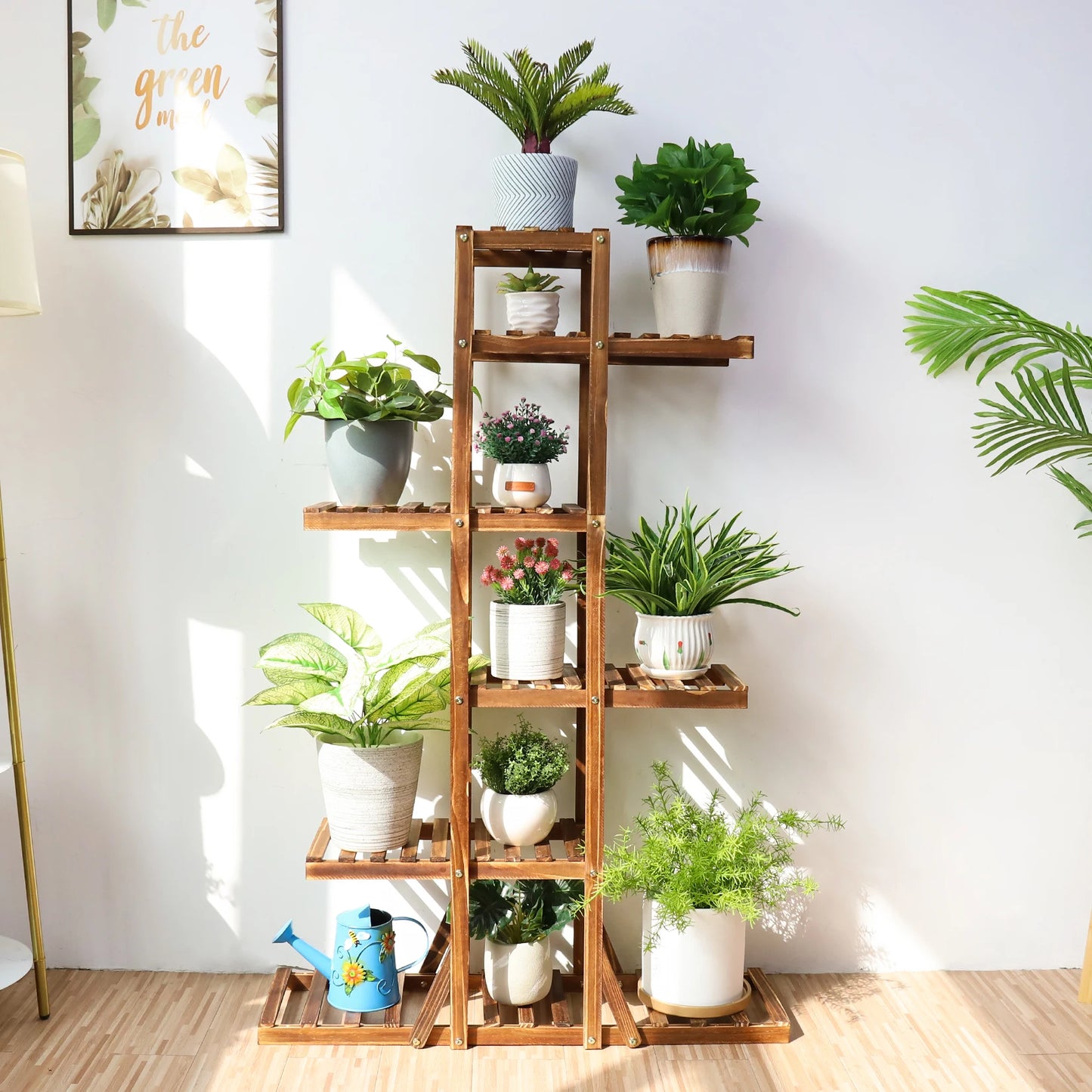 6 Tier Wooden Plant