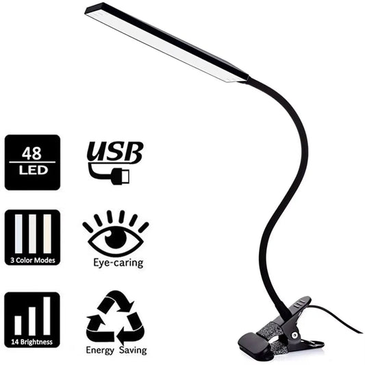 Clip on Desk Lamp with 3 Modes