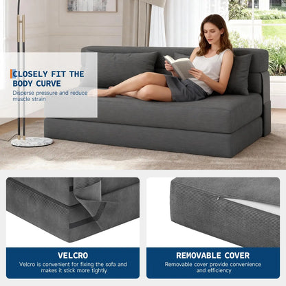 4-in-1 Folding Sofa Bed Convertible Sleeper