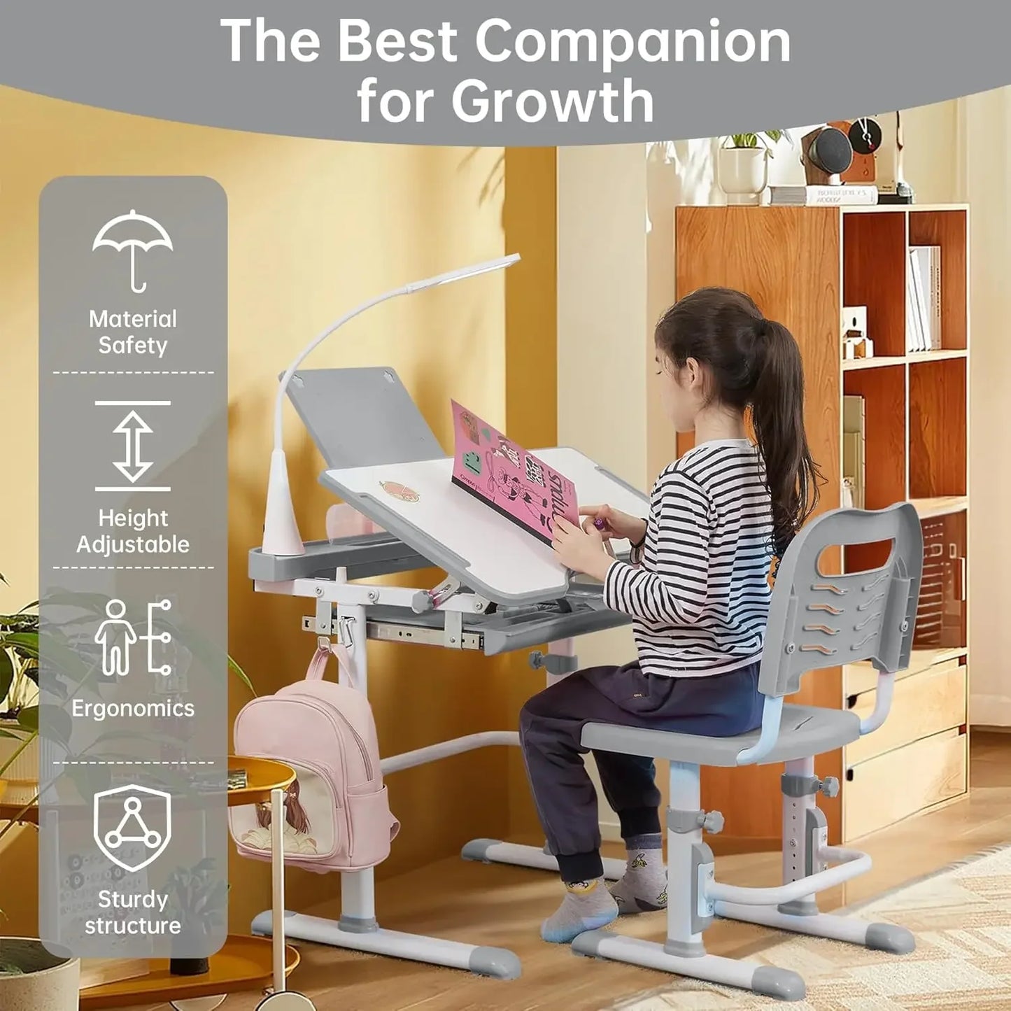 Children's Multifunctional School Table