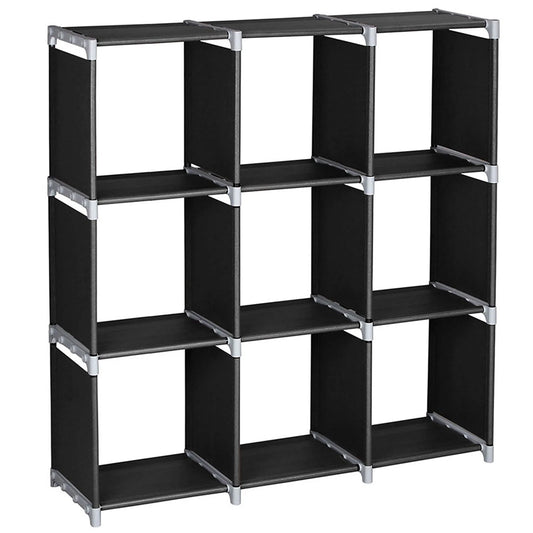 Multifunctional 3-Tier 9-Compartment Storage Shelf