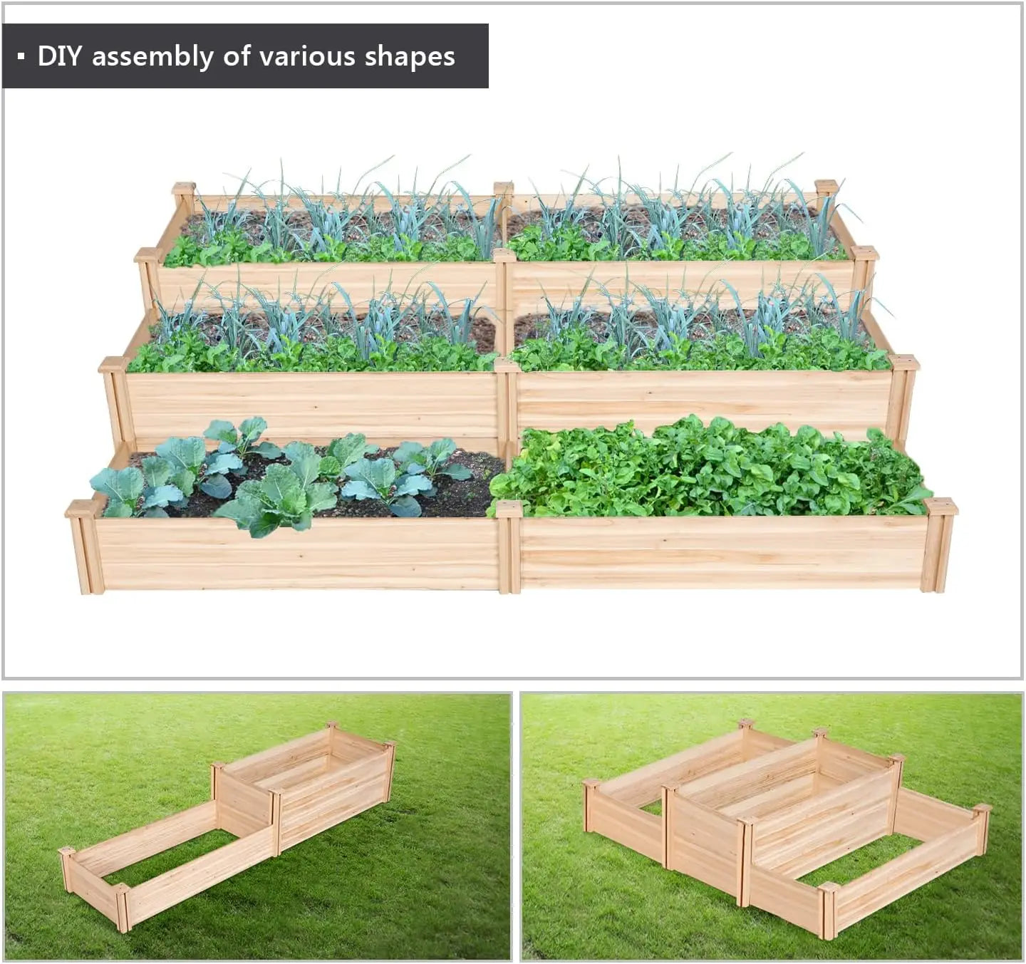 Wooden Raised Garden Bed