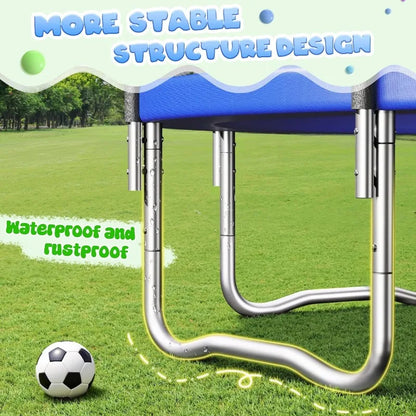 Outdoor Trampoline with Enclosure Net