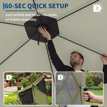 11x11FT Pop Up Gazebo Screen Tent