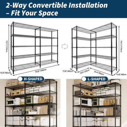 Heavy Duty Storage Shelves, Adjustable