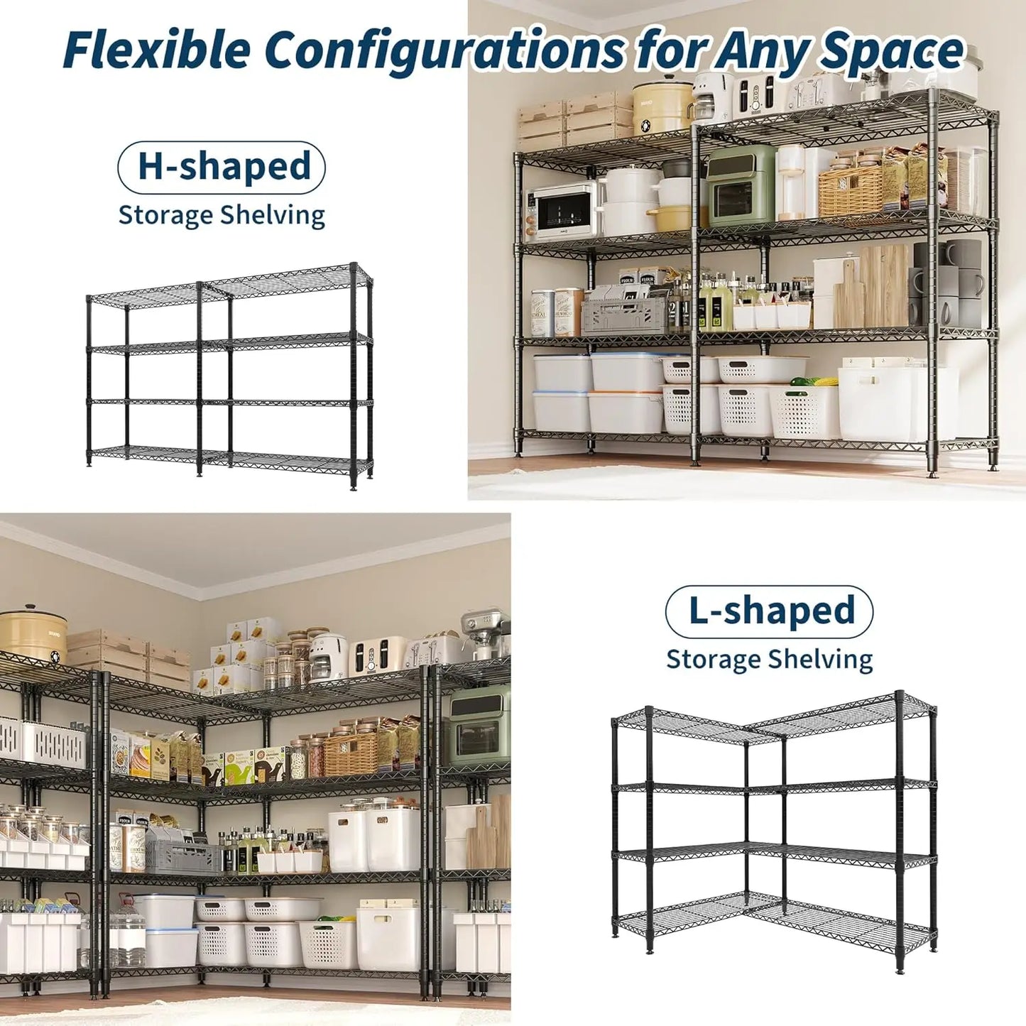 Heavy Duty Storage Shelves, Adjustable