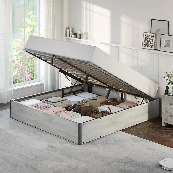 Lift-Up Bed with Storage