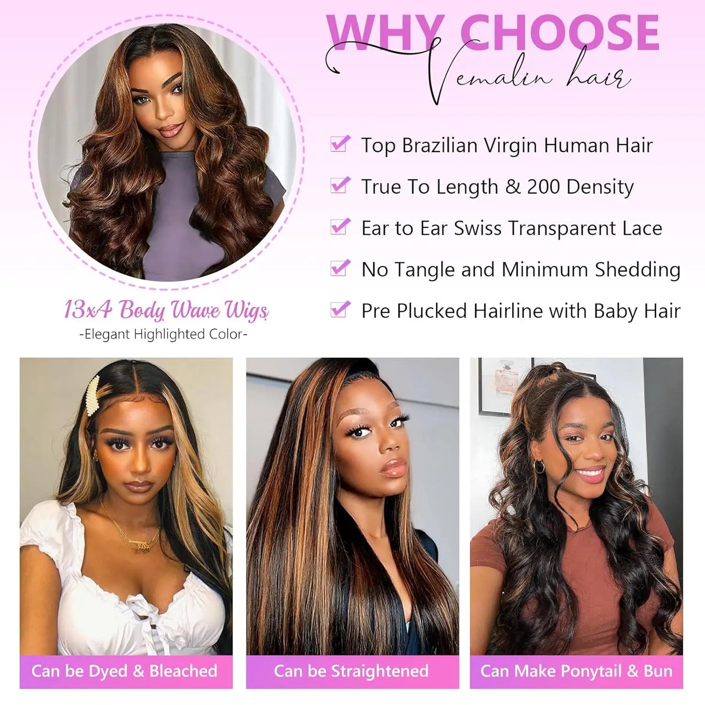 Lace Front Wig Human Hair Body Wave