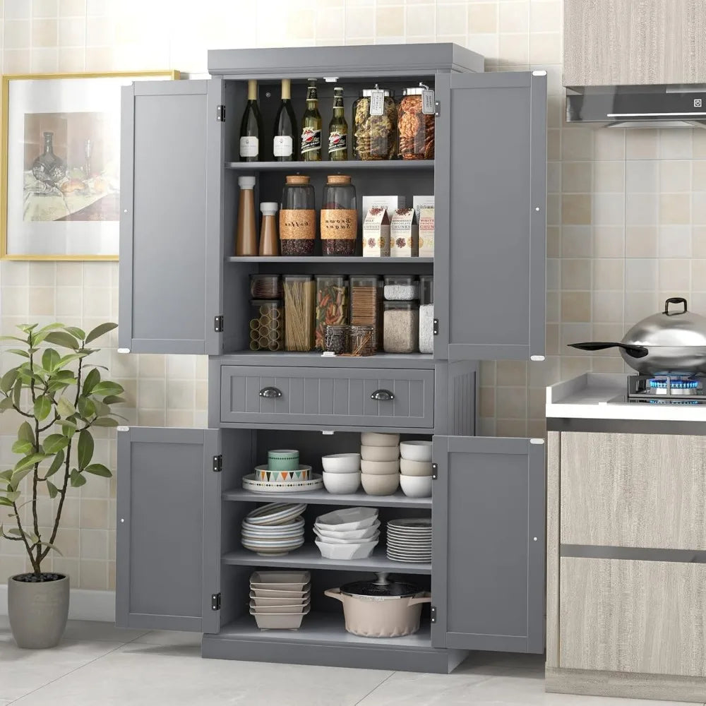 72” Tall Kitchen Pantry Cabinet