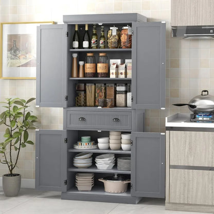 72” Tall Kitchen Pantry Cabinet