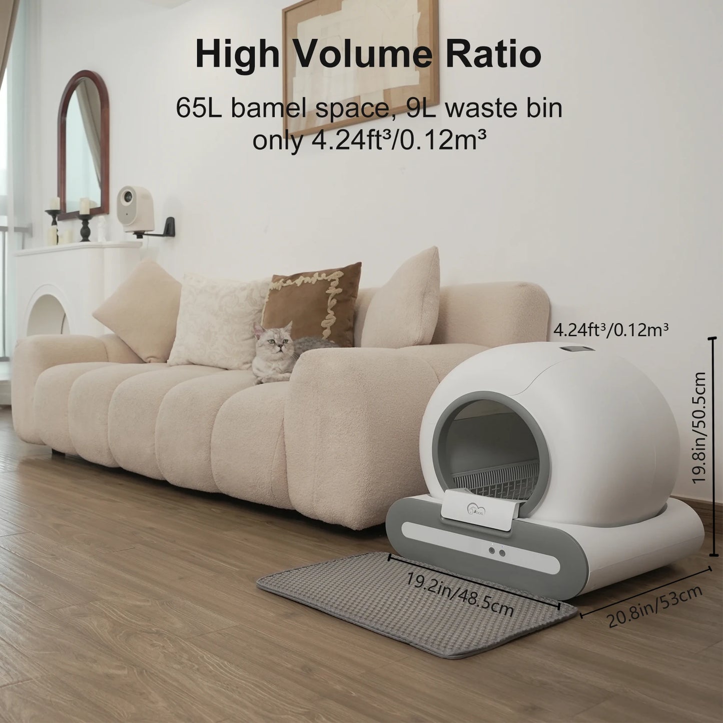 Self-Cleaning Cat Litter Box
