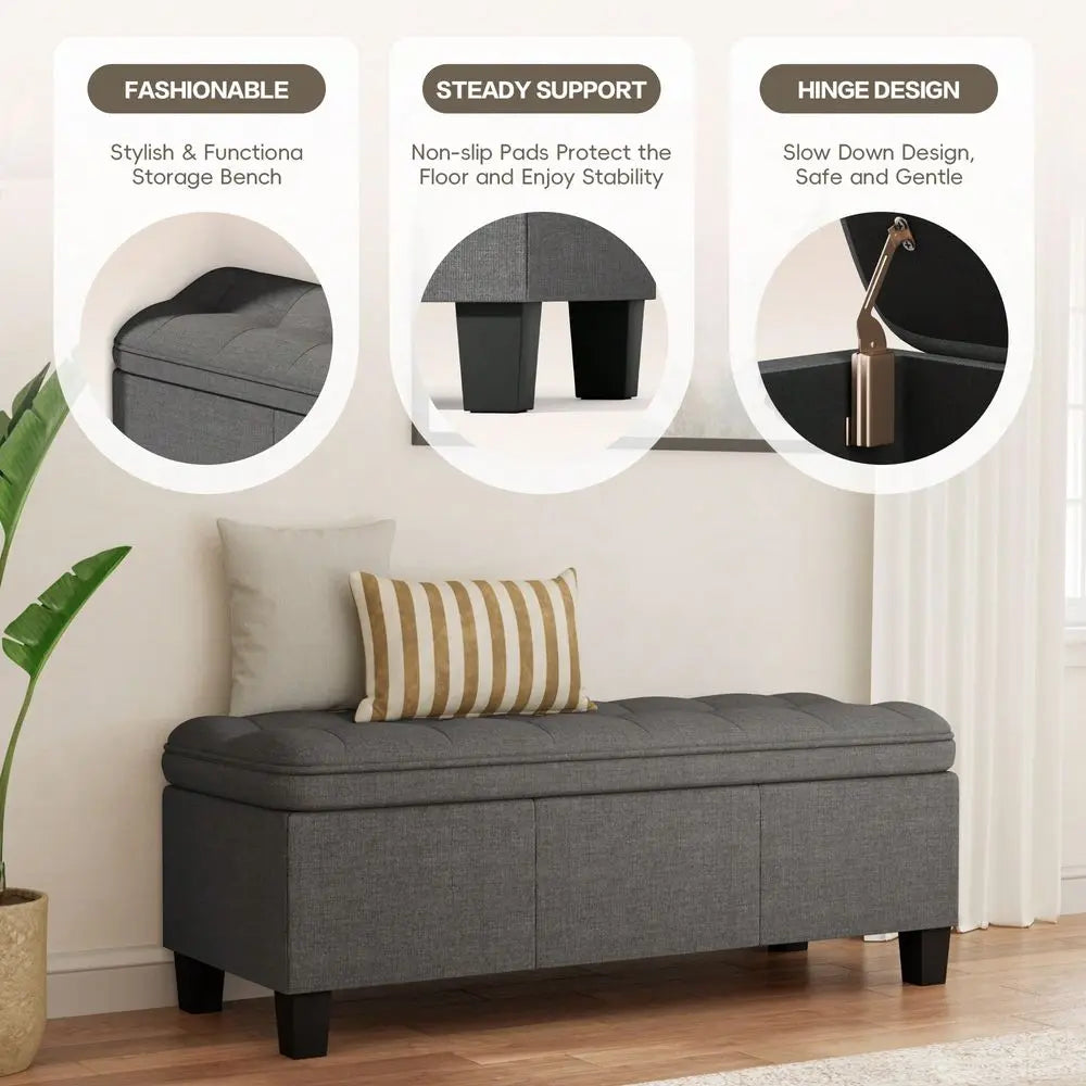 Storage Ottoman Bench
