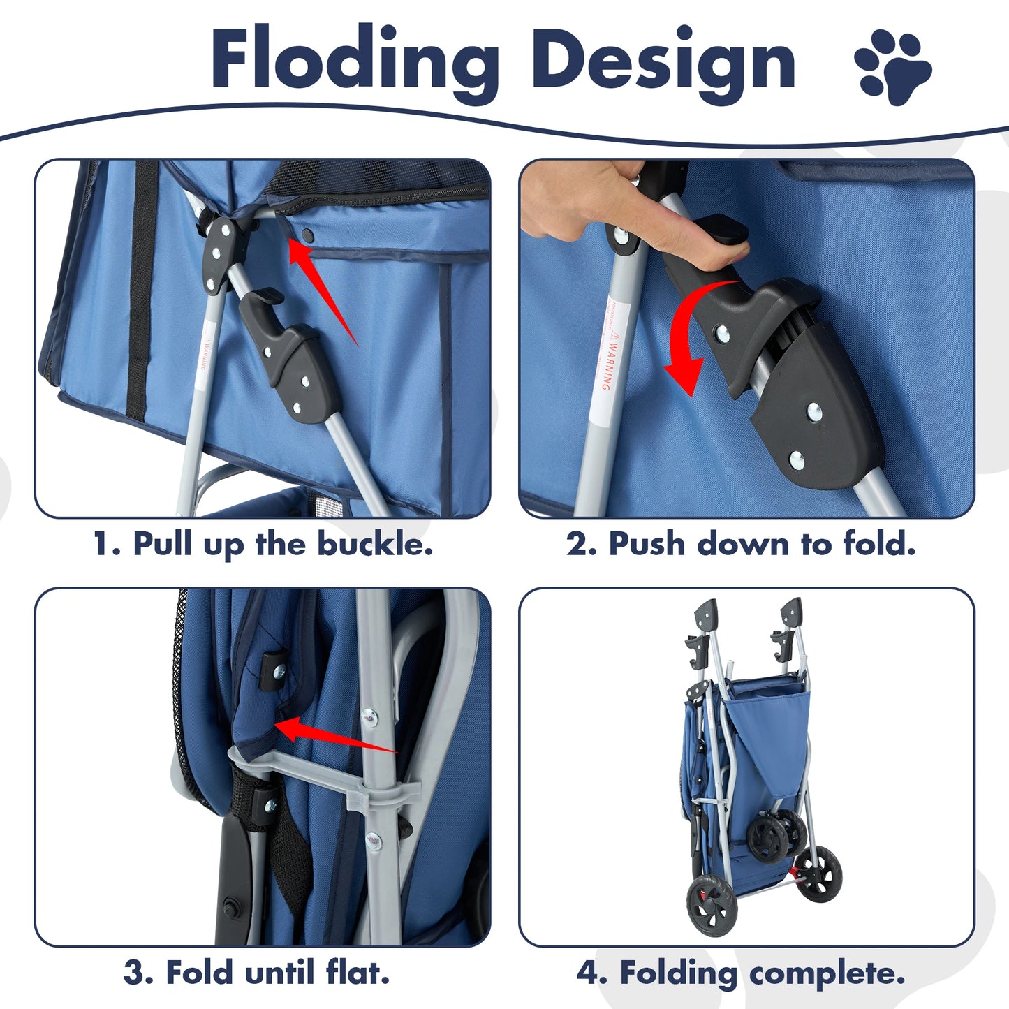Foldable Pet Stroller