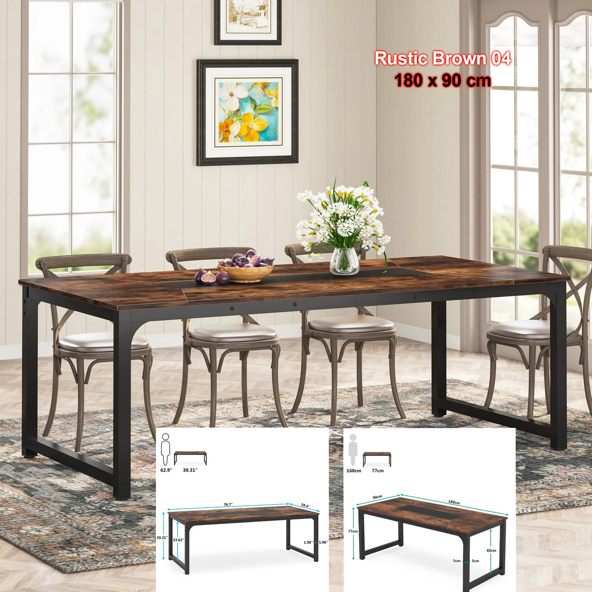 Rectangular Dinner Table