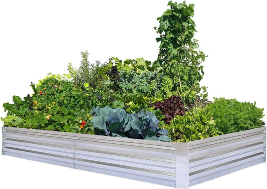 Galvanized Raised Garden Bed Kit