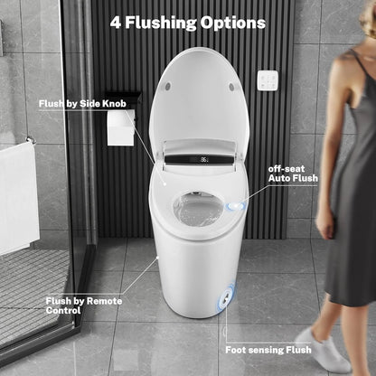 One-piece Tankless Toilet Heated Seat
