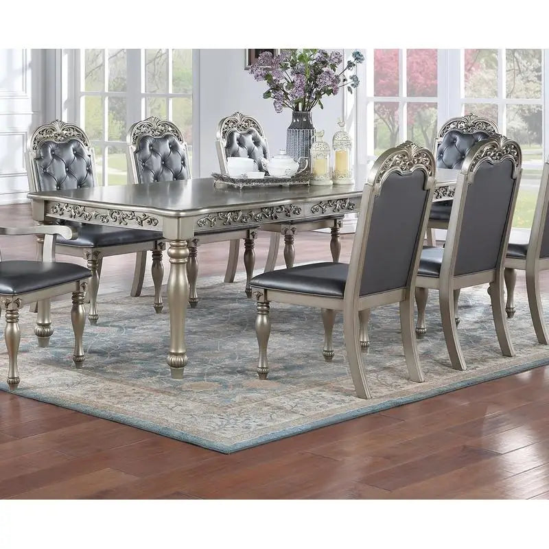Formal Dining Table with 2 Leaves